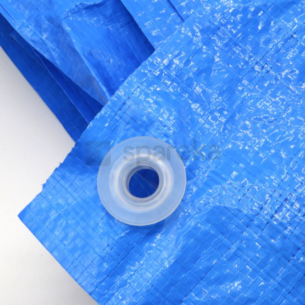 Linxor - lot de 10 oeillets à clipser pour bâche à bulles ou autres types de bâches - transparent-4