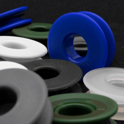 Linxor - lot de 10 oeillets à clipser pour bâche à bulles ou autres types de bâches - transparent-5