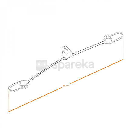 Linxor - lot de 10 tendeurs sandows sécurisés et normés avec passant piton - noir-2