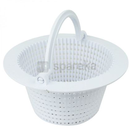 Linxor - panier rond pour skimmer de piscine hors sol - diam 16 cm - blanc