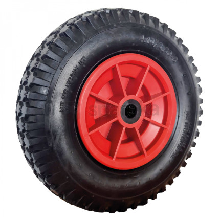 Linxor - roue gonflable pour brouette - 4.10 / 3.50 - 6 - alésage 20 mm - linxor