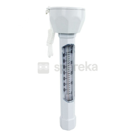 Linxor - thermomètre flottant blanc pour piscine avec cordon