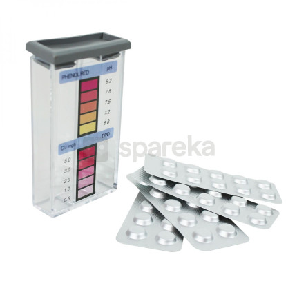 Linxor - trousse d'analyse pastille ph et chlore pour piscine ou spa