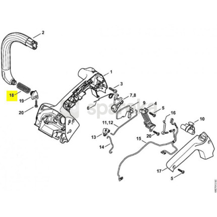 Ressort anti-vibration