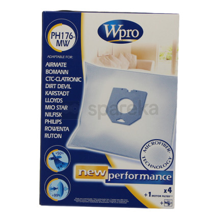 Sac microfibre (quantite 4) + 1 fm Aspirateur 481281718618