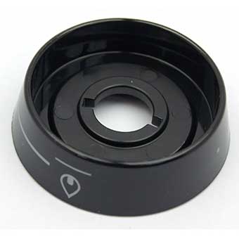 Indesit disque bouton noir fuoco gas c00284861 pour four - cuisinière indesit kn6g21s(x)/i 257352800