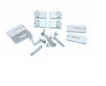 Ariston Equerres de fixation table + vis c00142145 pour four - cuisiniere phn961tsixa