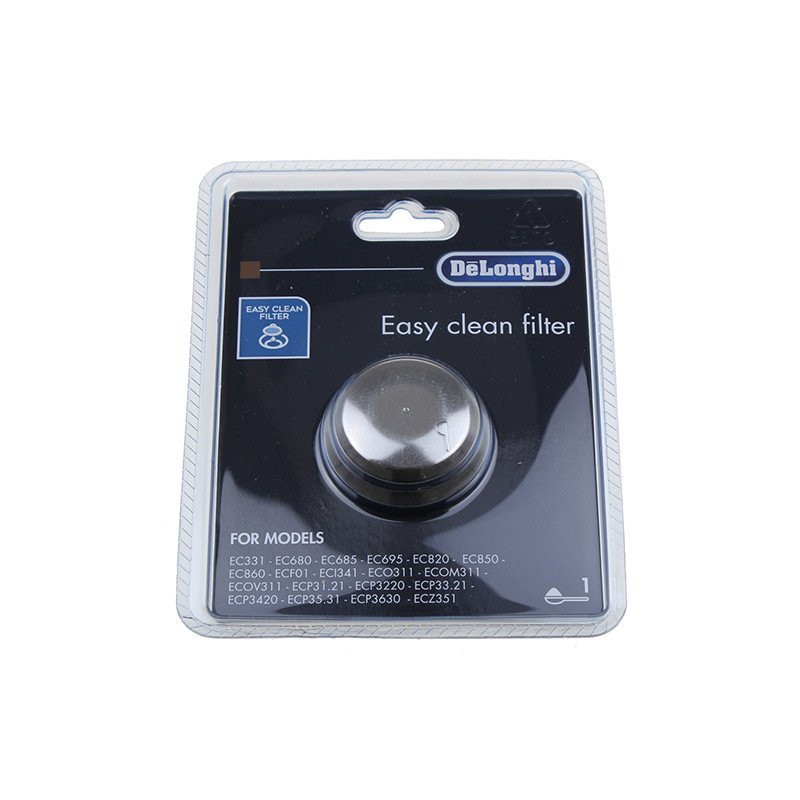 Delonghi filtre à 1 tasse 5513280991 pour cafetière et expresso / machine à café delonghi ec820b 013
