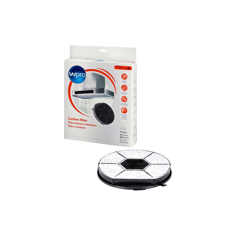 Moderna filtre à charbon chf28/1 484000008576 pour hotte moderna