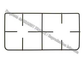 Brandt grille à 2 feux 75x2379 pour plaques de cuisson brandt bg60b bg60b2