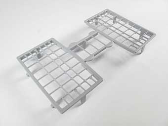 Whirlpool grille de panier à couverts 481245819296 pour lave-vaisselle whirlpool gsfprimeline/6 8548