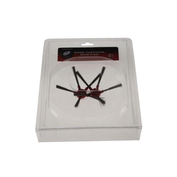 Hoover brossettes latérales (x2) 35601259 pour aspirateur hoover rbc004b011robo 39000967 robot