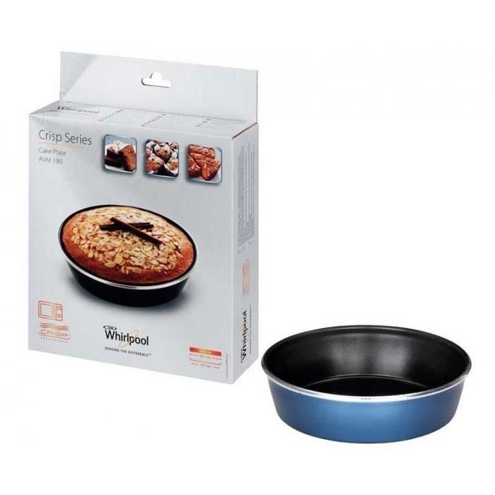 Whirlpool moule a manque crisp O19/21cm h5,5cm pour m-o crisp whirlp. 480131000081 pour robot de cuisine max19