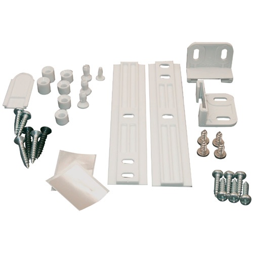 Whirlpool kit de fixation porte frigo intÉgrable + systÈme glissiÈre 481231028208 pour réfrigérateur