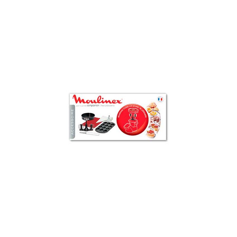 Moulinex kit à patisserie xf389010 pour robot de cuisine moulinex companion xl