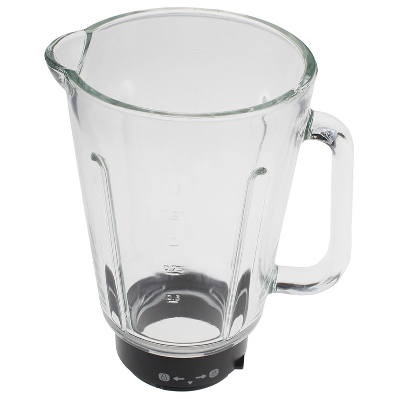 Moulinex bol blender en verre + embase ms-651089 pour robot de cuisine lm811d10/870