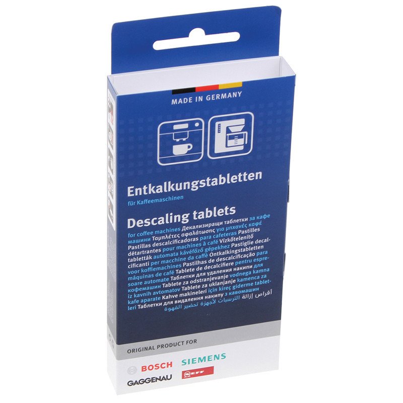 Siemens pastilles détartrantes 2 en 1 pour machines à café et bouilloires 00311975 pour cafetière et