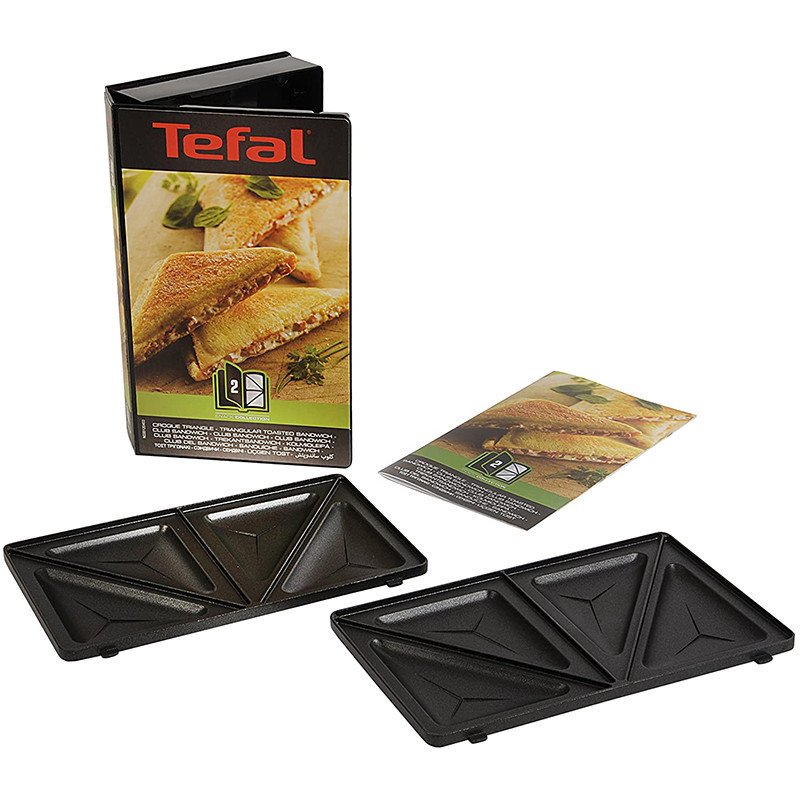 Tefal plaque sandwich snack xa800212 pour grille-pain sw341512/9za