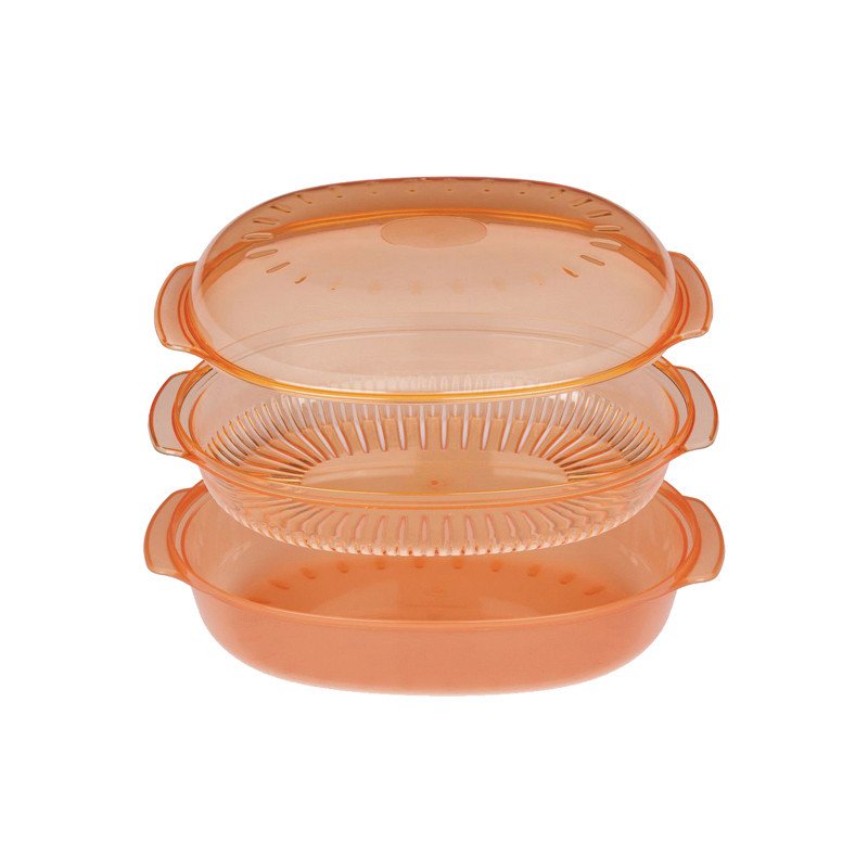 Whirlpool casserole steamer oval 25 l 484000008885 pour micro-ondes whirlpool amw 836/ixl