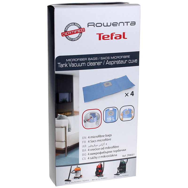 Rowenta sac 4 zr8001 pour aspirateur rowenta vorace