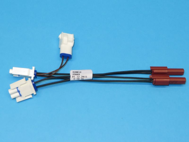 Gorenje termal fuse w harness 2xtv-hzf a6 420018 pour réfrigérateur gorenje nrf5612s 419683