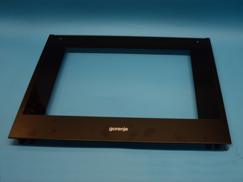 Gorenje oven porte glass 6-8 9005/mat fs 655342 pour four - cuisinière gorenje bo758a31bg 732286