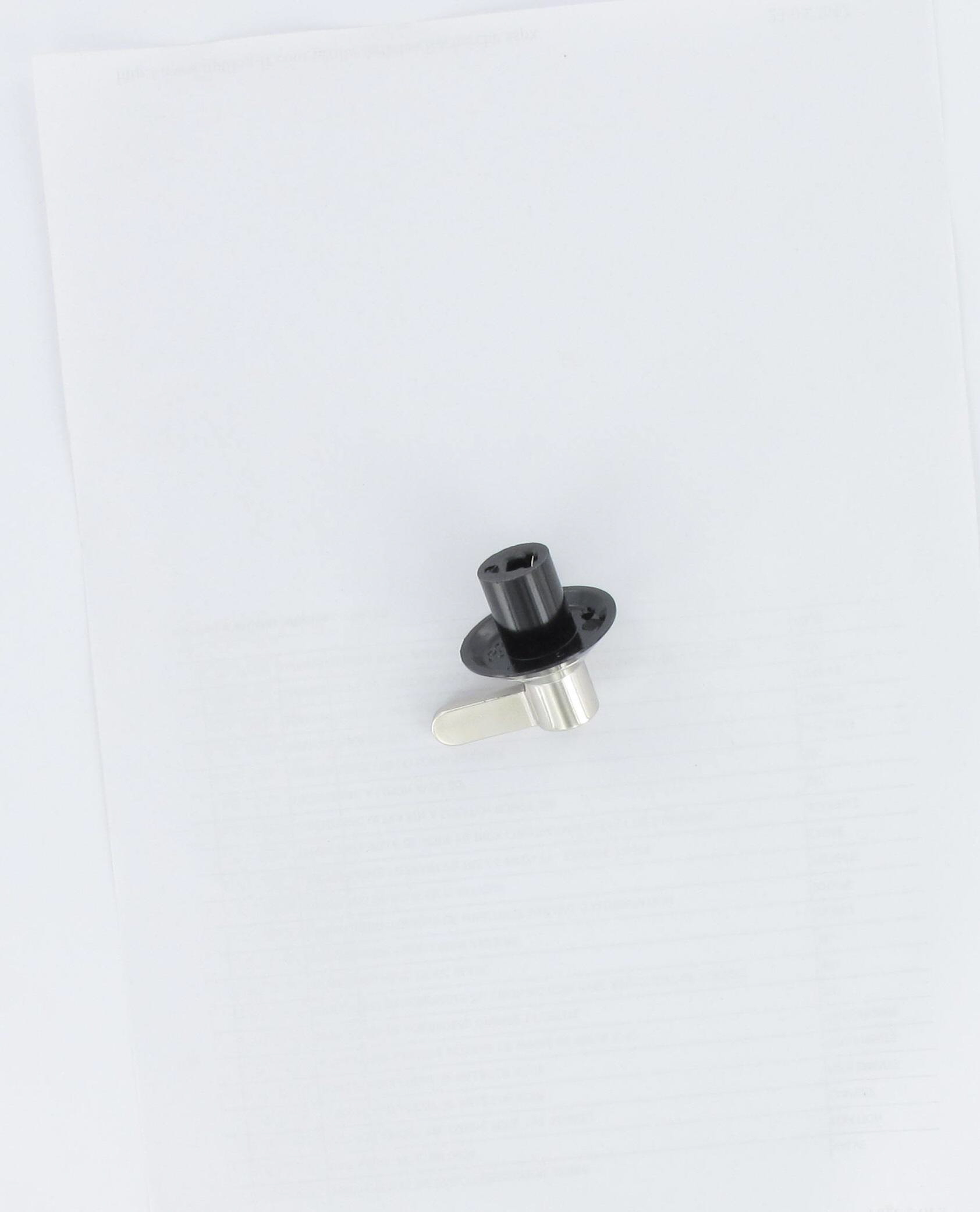 Smeg bouton de contrôle noir inox chromé 694975086 pour four - cuisinière smeg scb92mpx5