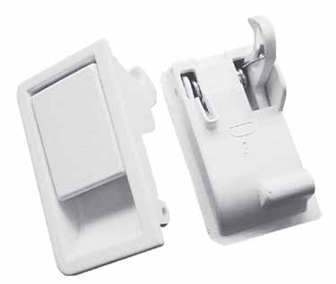 Whirlpool boutons de verrouillage (x2) 481941129646 pour hotte whirlpool akr620/wh 857862029010