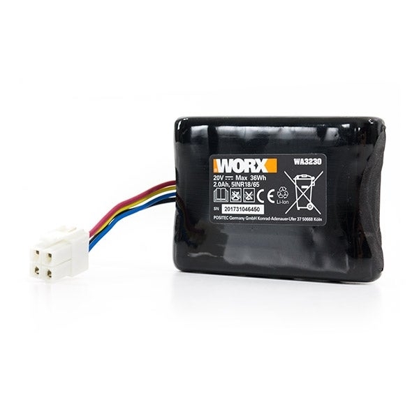 Worx batterie wa3230 worx 50032492 pour robot de tonte wr104si